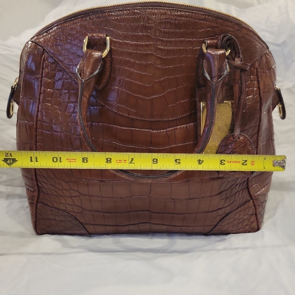 Rare Ralph Lauren brown crocodile bag MSRP $22500 - Picture 6 of 10
